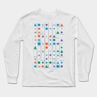 Amazing Geometric Animated Pattern Long Sleeve T-Shirt